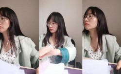 真实小学语文老师欠了网贷黄播-1