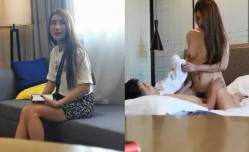 大学生小伙酒jiu店约嫖(piao)网红脸豹纹短裙卖淫女开房啪pa啪