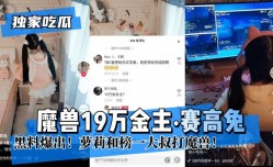 最新上市！【独家吃瓜】魔兽19万金主“赛高兔”黑料爆出！萝luo莉和榜一大叔打魔兽！